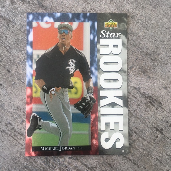 Other - Michael Jordan baseball card